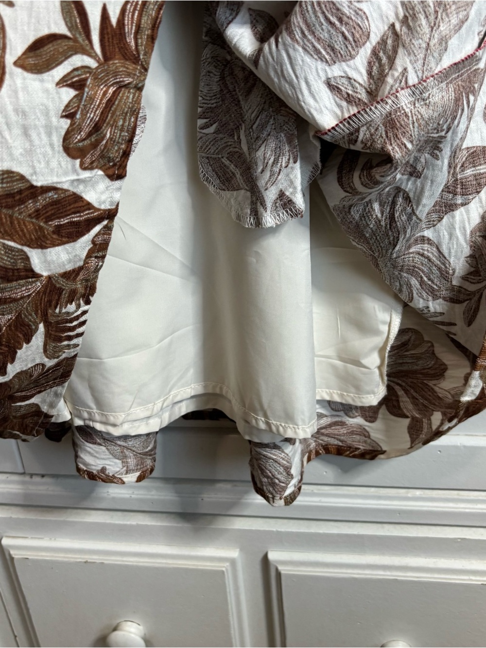 Gigio Floral Babydoll Mini Dress Medium Puff Sleeve Pockets Lined Boho NWOT - Picture 6 of 12